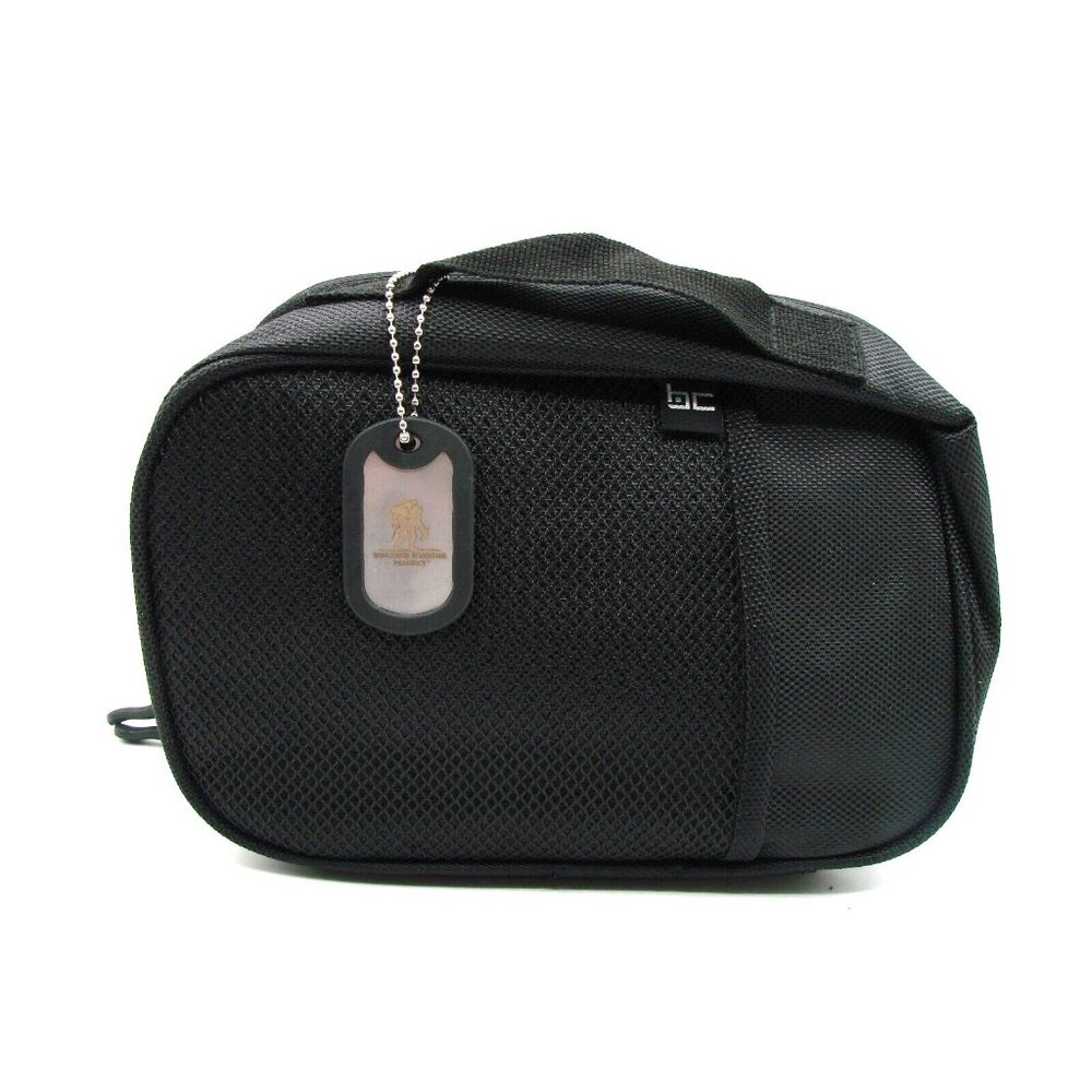 Basecamp Toiletry Tech Travel Bag Organizer Black Zip Around Wounded Warrior NEW